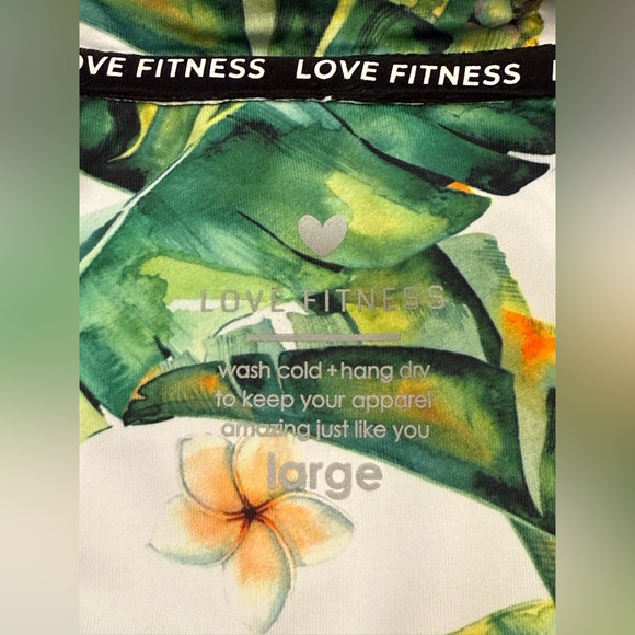 LOVE FITNESS APPAREL Premium Tropic Jacket Women’s Large EUC - Picture 7 of 10
